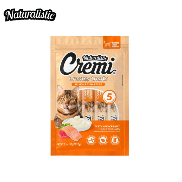 NT CREMI SALMON & TUNA RECIPE, 5 SACHET