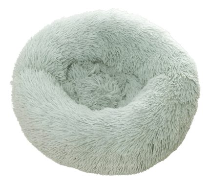 Cama Nido Suave Sueño Profundo Para Perro Gato Talla Xl 70cm Verde Claro Liso