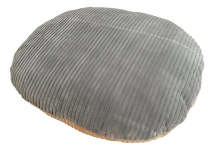 Cama Para Mascotas Desmontable Talla L Gris Liso