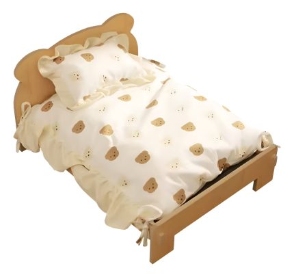 Cama Con Base De Madera Para Mascotas Perros Y Gatos Marrón Claro Base De Madera